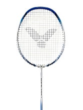 Victor Badmintonschläger Wavetec Magan 7 (grifflastig, mittel) weiss - besaitet -